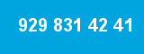 929 831 42 41 929 831 42 41
